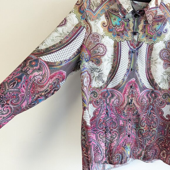 Erfo pasiley kaleidoscope print blouse - Picture 3 of 8